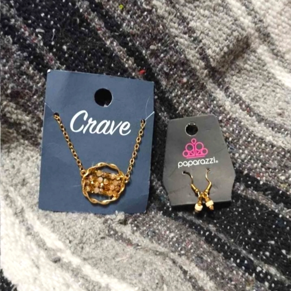 Crave Necklace & Paparazzi Earrings